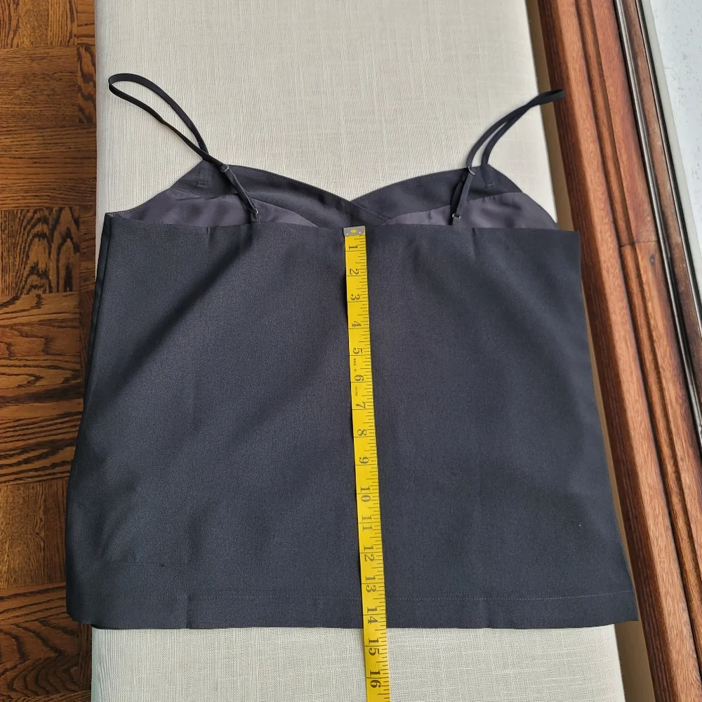 New! J Crew sz 8 V-neck Black Cami Camisole Tank Top NWT